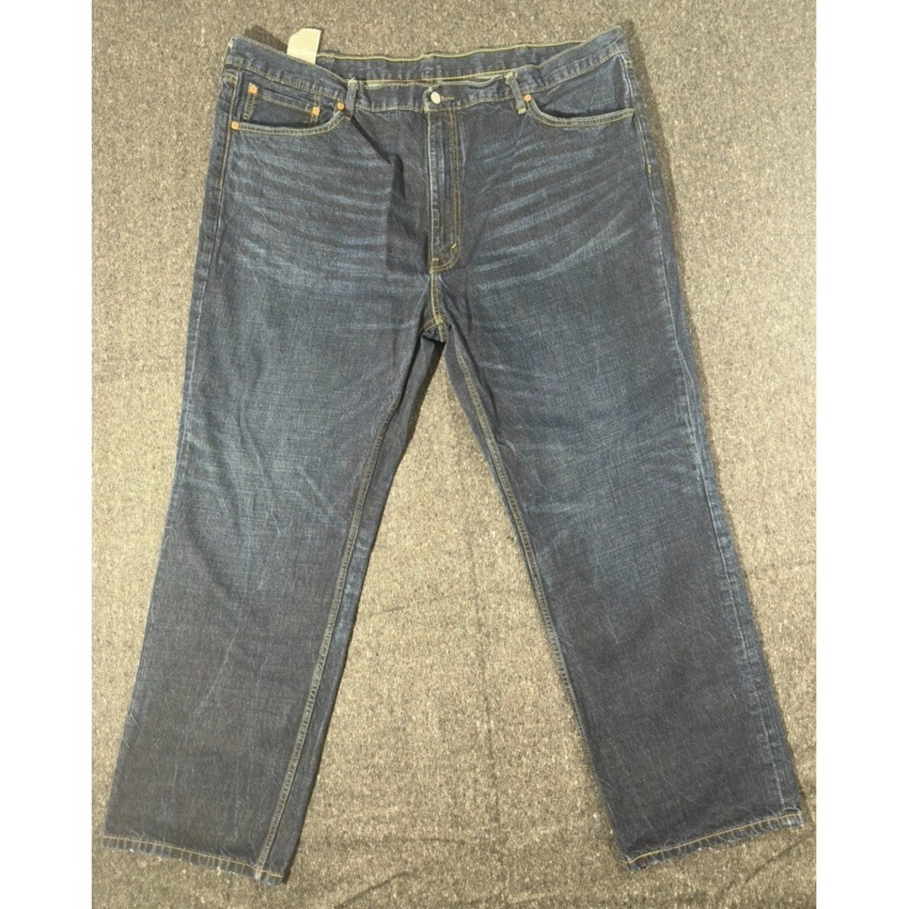 Levi's 559 Jeans Mens Size 46x32 Relaxed Straight Fit Blue Dark Wash Denim